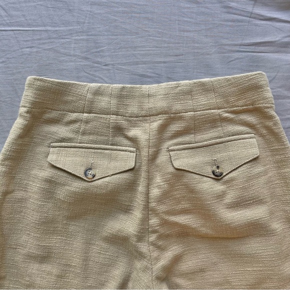 Club Monaco Camel Textured Slim Trousers - Picture 6 of 6